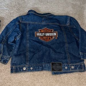 Harley Davidson Denim Jacket Size 4T
